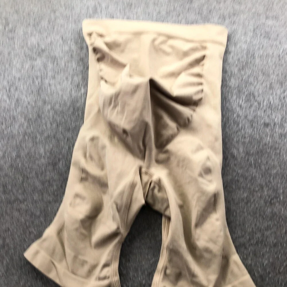 SKIMS Shapewear Shorts Womens L-XL Beige High Waist Seamless Slimming Control